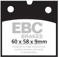 EBC Brake pads FA077V - Motorbike Brake Pads
