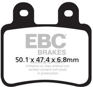 EBC Brake pads SFA350 - Motorbike Brake Pads