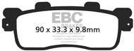 EBC Brake pads SFAC498 - Motorbike Brake Pads