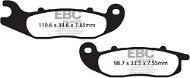 EBC Brzdové doštičky SFAC693 - Brzdové doštičky na motorku