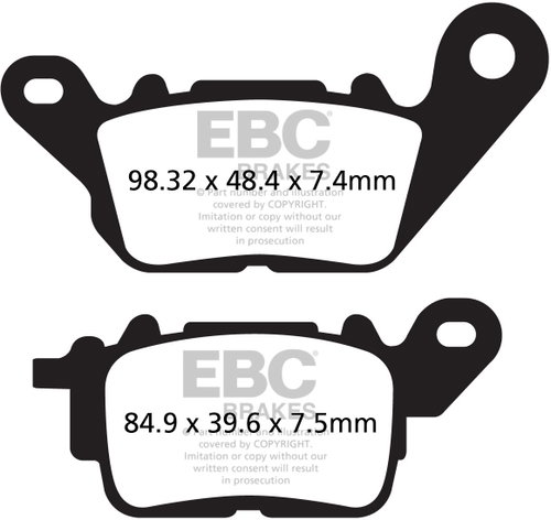 EBC Brake pads SFAC694 - Motorbike Brake Pads - Main image