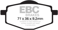 EBC Brake pads SFAC101 - Motorbike Brake Pads