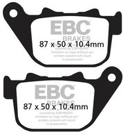 EBC Brake pads FA387HH - Motorbike Brake Pads