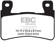 EBC Brake pads FA265HH - Motorbike Brake Pads