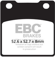 EBC Brake pads FA161HH - Motorbike Brake Pads
