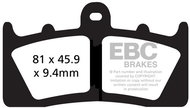EBC Brake pads FA613HH - Motorbike Brake Pads