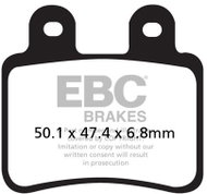 EBC Brake pads FA350HH - Motorbike Brake Pads