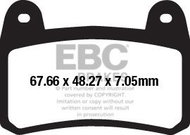 EBC Brake pads FA658HH - Motorbike Brake Pads