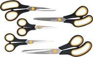 VOREL black-yellow - set of 5 - Office Scissors 