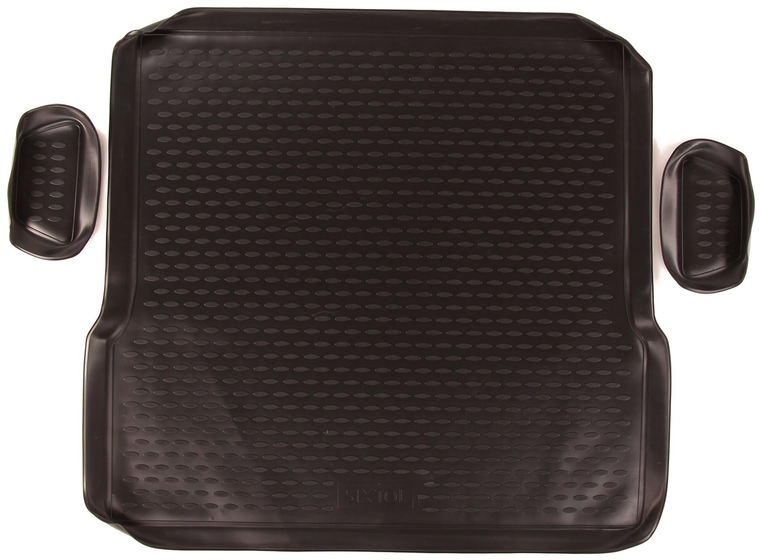 SIXTOL Rubber Boot Liner for RENAULT/DACIA Logan (I) 2004-2015, sedan (with side pockets)