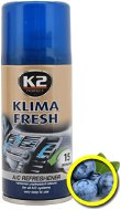 Čistič klimatizácie K2 Osviežovač KLIMA FRESH 150 ml BLUEBERRY - Čistič klimatizace