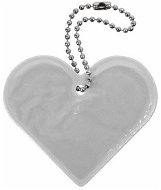 Fényvisszaverő szív medál - ezüst - Medál