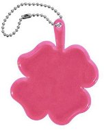 ČTYŘLÍSTEK reflective pendant - pink - Charm