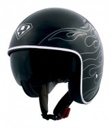 Yohe 859-91B, Black, Silver Size M - Motorbike Helmet