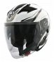 Yohe 878-1M Graphic, White Size M - Motorbike Helmet