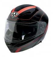 Yohe 950-16, Black, Red size S - Motorbike Helmet