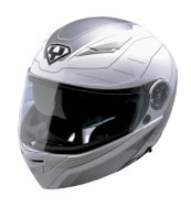 Yohe 950-16, White, Gray size M - Motorbike Helmet