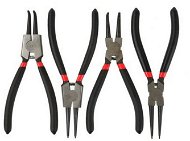 GEKO Seeger Pliers Set of 4 pcs, Straight and Curved, 180mm - Snap Ring Pliers