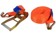 GEKO Popruh upínací s ERGO račňou a hákom, 10 m/5 t/50 mm - Popruh
