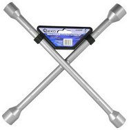 GEKO Cross Wrench for Wheels, 17x19x21x22mm - Wheel Wrench