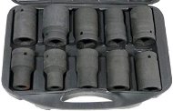 GEKO Súprava nástrčných hlavic 1", 10 ks, 17 – 41 mm - Náradie pre automechanikov