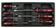 GEKO Slotted Screwdriver Set Drawer Insert Tray (7 pcs) CRV - Organiser