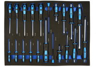 GEKO Insert for Socket - Set of Screwdrivers 21 pcs - Organiser