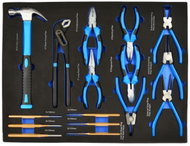 GEKO Insert for Socket - Hammer Pliers and Accessories, Set of 16 pcs - Organiser