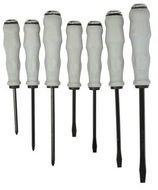 GEKO Slotted Screwdrivers Set CRV 7pcs GEKO /Foil/ 4 x Flat and 3 x Cross - Screwdriver