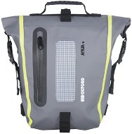 OXFORD Aqua T8 hátsó táska (fekete/szürke/sárga fluo, 8 l térfogat) - Motoros hátizsák