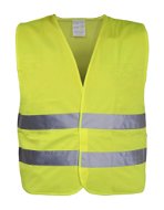 COMPASS Warning Vest Yellow XXL EN 20471: 2013 + A1: 2016 - Reflective Vest