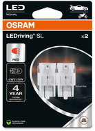 OSRAM LEDriving SL W21/5W Red 12V two pieces in a pack - LED Car Bulb