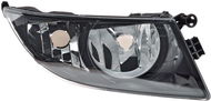 ACI ŠKODA FABIA 10- front fog lamp H8 (square, black) with daytime running lights P - Front Fog Lamp