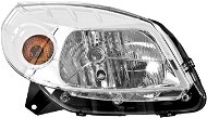 ACI DACIA Sandero 08- front light H4 (controlled by cable + mechanisus) chrome P - Front Headlight