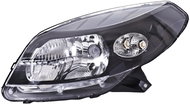 ACI DACIA Sandero 08- Front light H4 (cable operated+mechanism) black (Stepway model) L - Front Headlight