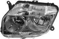 Front Headlight ACI DACIA Duster 10- front light H7 + H1 (cable operated), chrome frame (version 4x2) L - Přední světlomet