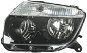Front Headlight ACI DACIA Duster 10- front light H7 + H1 (cable operated), black frame (version 4x4) L - Přední světlomet