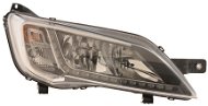 ACI FIAT DUCATO 14- predné svetlo H7 + H7 + LED na denné svietenie (el. ovládané + motorček) chrómové  P - Predný svetlomet