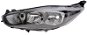 Front Headlight ACI FORD FIESTA 13- front light H7 + H15 (electrically controlled + motor) black L - Přední světlomet