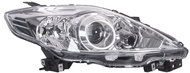 ACI MAZDA 5 05- 3 / 08- front light H7 + HB3 with turn signal (electrically controlled + motor) silv - Front Headlight