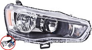 ACI MITSUBISHI OUTLANDER 09- front light HB3 + HB4 (electrically controlled) black P - Front Headlight