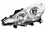 ACI PEUGEOT 207 06- Headlight H7+H1 (electrically operated + motor) L - Front Headlight