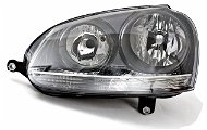 ACI VW GOLF 03-08 headlight H7 + H7 + turn signal (electrically controlled + motor) black-chrome GTI - Front Headlight