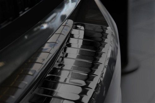 AVISA Rear Bumper Protector for Opel Insignia B Sports Tourer - Black  Graphite - Boot Edge Protector
