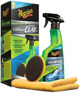 Meguiar's Hybrid Ceramic Quik Clay Kit - Car Cosmetics Set