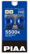 PIAA Car Bulbs Stratos Blue 5500K - White Light, Socket BA15S, 2 pcs (Pair) - Car Bulb