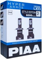 PIAA Hyper Arros Gen3 LED Replacement for H4 6000K Car Bulbs - LED Car Bulb