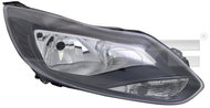 TYC FORD FOCUS III 2011-2014 HEADLIGHT RIGHT SIDE ELECTRIC WITH MOTOR BLACK H1 / H7 - Front Headlight