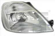 TYC FORD FIESTA V 2001-2005 HEADLIGHT RIGHT SIDE ELECTRIC WITH H4 MOTOR - Front Headlight