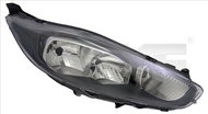 TYC FORD FIESTA VI 2012-NOW HEADLIGHT LEFT SIDE ELECTRICAL WITH MOTOR WITH DAYTIME RUNNING LIGHT H7 - Front Headlight